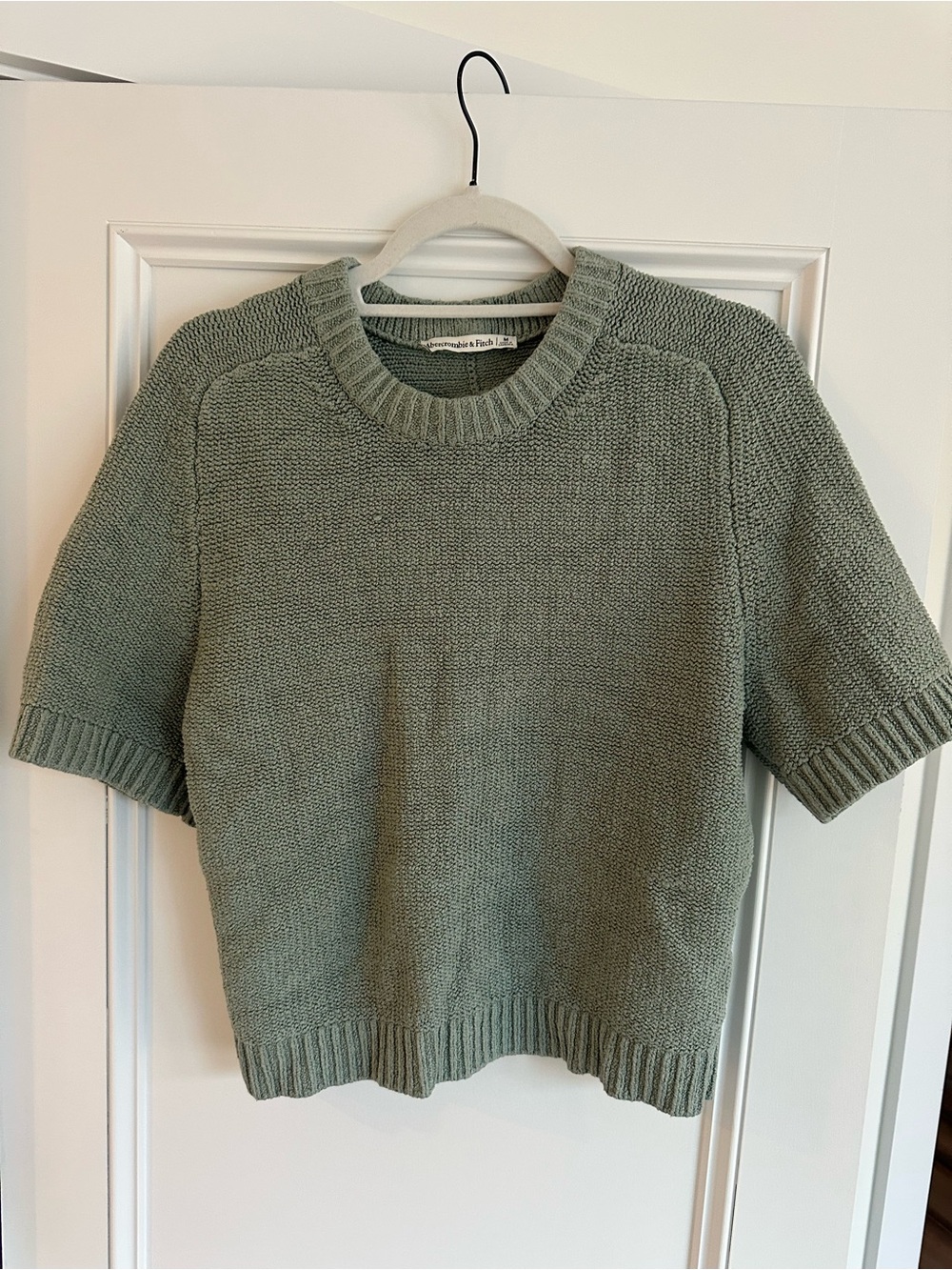 Abercrombie short sleeve Madeline crew sweater